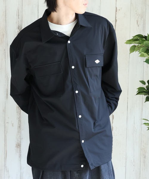 BALL(ボール)の「【BALL/ボール】ストレッチ天竺 ドローストリングシャツ(シャツ/ブラウス・メンズ・ホワイト/チャコールグレー/ブラック/ライトベージュ・LL/M/L)」の21枚目の写真