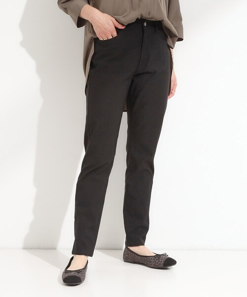 SHOO・LA・RUE(シューラルー)の「【S-LL/洗濯機可】ぐんぐん伸びる ハイパースキニーパンツ(その他パンツ・レディース・オレンジ/カーキ/ライトベージュ/ブラック・03/02/01/04)」の18枚目の写真