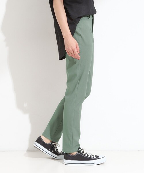 SHOO・LA・RUE(シューラルー)の「【S-LL/洗濯機可】ぐんぐん伸びる ハイパースキニーパンツ(その他パンツ・レディース・オレンジ/カーキ/ライトベージュ/ブラック・03/02/01/04)」の9枚目の写真