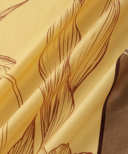 VIS(ビス)の「チューリップ柄スカーフ90×90cm(バンダナ/スカーフ・レディース・ブラウン系その他3/ブルー系その他6・FREE)」の12枚目の写真