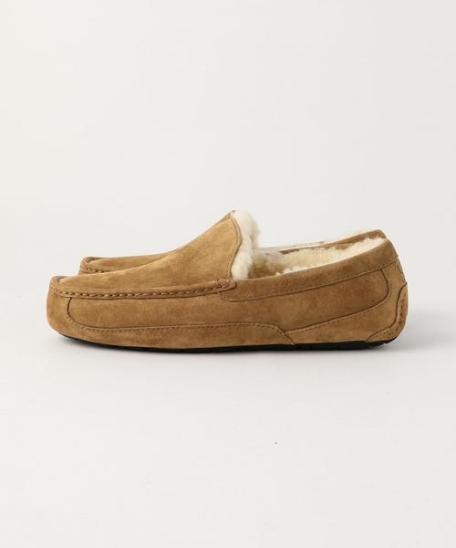UGG（アグ）の「＜UGG (アグ)＞ ASCOT SLIPON（スリッポン・メンズ・ワインレッド/ケリー/ネイビー/ベージュ・10/9/8）」の8枚目の写真