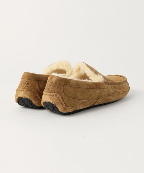 UGG（アグ）の「＜UGG (アグ)＞ ASCOT SLIPON（スリッポン・メンズ・ワインレッド/ケリー/ネイビー/ベージュ・10/9/8）」の10枚目の写真