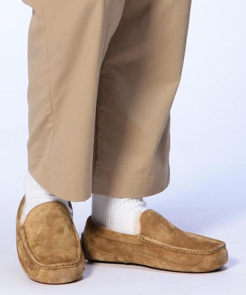 UGG（アグ）の「＜UGG (アグ)＞ ASCOT SLIPON（スリッポン・メンズ・ワインレッド/ケリー/ネイビー/ベージュ・10/9/8）」の6枚目の写真