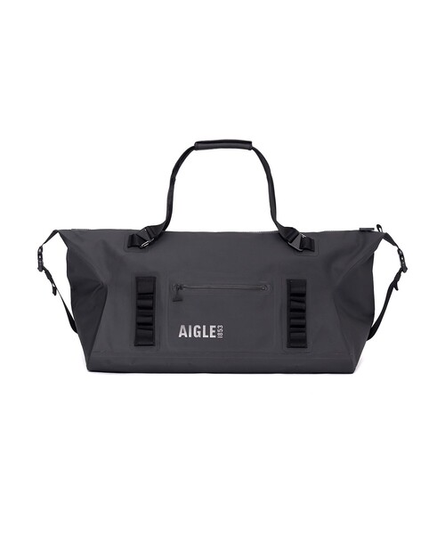 AIGLE（エーグル）の「防水 トラベルドライ ダッフルバッグ 75L（ボストンバッグ・レディース・ブラック/モスグリーン・FREE）」の6枚目の写真
