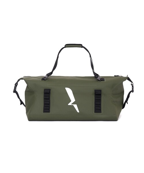 AIGLE（エーグル）の「防水 トラベルドライ ダッフルバッグ 75L（ボストンバッグ・レディース・ブラック/モスグリーン・FREE）」の10枚目の写真