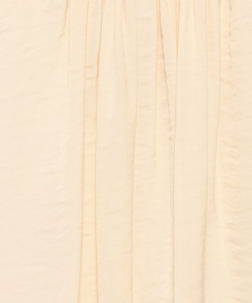 mysty woman（ミスティウーマン）の「シャーリングギャザーブラウス 581481（シャツ/ブラウス・レディース・ブラック/アイボリー/グレイッシュブルー・FREE）」の15枚目の写真