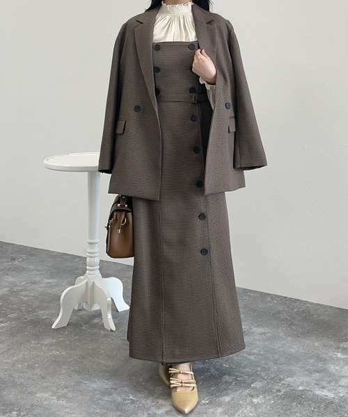 mysty woman（ミスティウーマン）の「シャーリングギャザーブラウス 581481（シャツ/ブラウス・レディース・ブラック/アイボリー/グレイッシュブルー・FREE）」の21枚目の写真