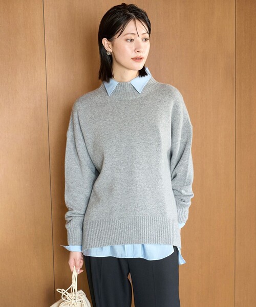 セール】カシミヤブレンド ハイネックニット（ニット/セーター