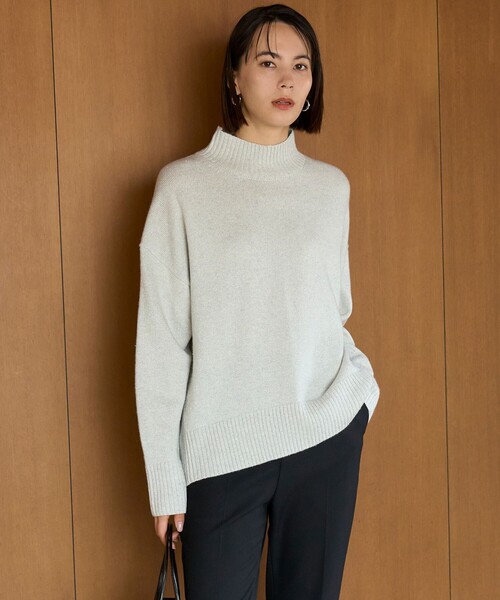 セール】カシミヤブレンド ハイネックニット（ニット/セーター