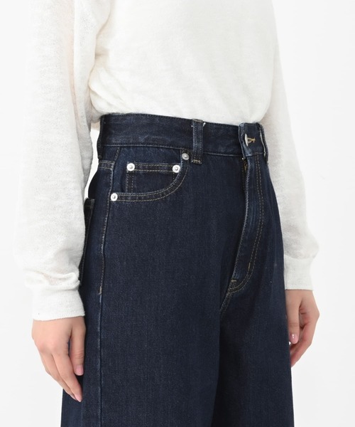 COHINA(コヒナ)の「KUROKI DENIM フレアワイド 【低身長・小柄女性】(デニムパンツ・レディース・ネイビー/ブラック/ブルー・XXXS/XS-Short/S-Short/M-Short/XS-Regular/S-Regular/M-Regular/XXS)」の19枚目の写真