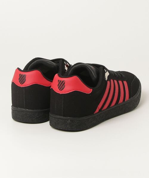K-SWISS(ケースイス)の「【K-SWISS/ケースイス】シンセティックレザー コートスニーカー(スニーカー・メンズ・ブラック/ホワイト・25.0cm/25.5cm/26.0cm/26.5cm/27.0cm/27.5cm/28.0cm)」の3枚目の写真