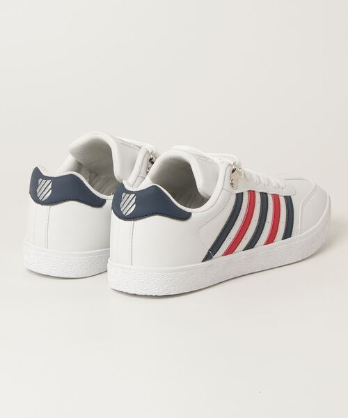 K-SWISS(ケースイス)の「【K-SWISS/ケースイス】シンセティックレザー コートスニーカー(スニーカー・メンズ・ブラック/ホワイト・25.0cm/25.5cm/26.0cm/26.5cm/27.0cm/27.5cm/28.0cm)」の5枚目の写真
