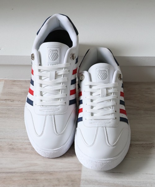K-SWISS(ケースイス)の「【K-SWISS/ケースイス】シンセティックレザー コートスニーカー(スニーカー・メンズ・ブラック/ホワイト・25.0cm/25.5cm/26.0cm/26.5cm/27.0cm/27.5cm/28.0cm)」の16枚目の写真