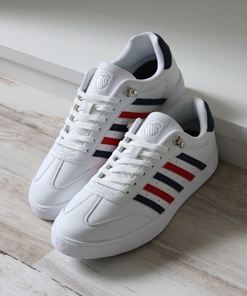 K-SWISS(ケースイス)の「【K-SWISS/ケースイス】シンセティックレザー コートスニーカー(スニーカー・メンズ・ブラック/ホワイト・25.0cm/25.5cm/26.0cm/26.5cm/27.0cm/27.5cm/28.0cm)」の11枚目の写真