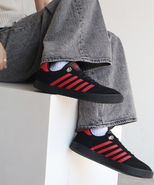 K-SWISS(ケースイス)の「【K-SWISS/ケースイス】シンセティックレザー コートスニーカー(スニーカー・メンズ・ブラック/ホワイト・25.0cm/25.5cm/26.0cm/26.5cm/27.0cm/27.5cm/28.0cm)」の15枚目の写真