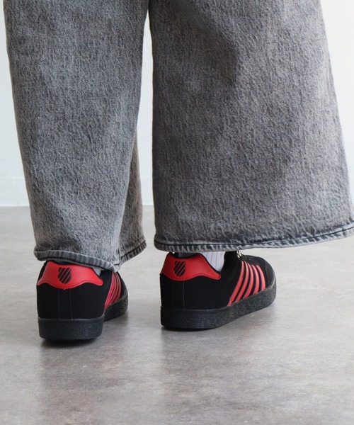 K-SWISS(ケースイス)の「【K-SWISS/ケースイス】シンセティックレザー コートスニーカー(スニーカー・メンズ・ブラック/ホワイト・25.0cm/25.5cm/26.0cm/26.5cm/27.0cm/27.5cm/28.0cm)」の8枚目の写真
