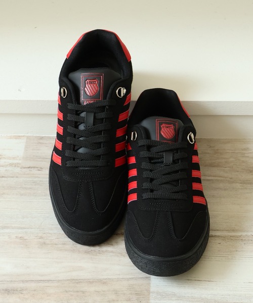 K-SWISS(ケースイス)の「【K-SWISS/ケースイス】シンセティックレザー コートスニーカー(スニーカー・メンズ・ブラック/ホワイト・25.0cm/25.5cm/26.0cm/26.5cm/27.0cm/27.5cm/28.0cm)」の21枚目の写真