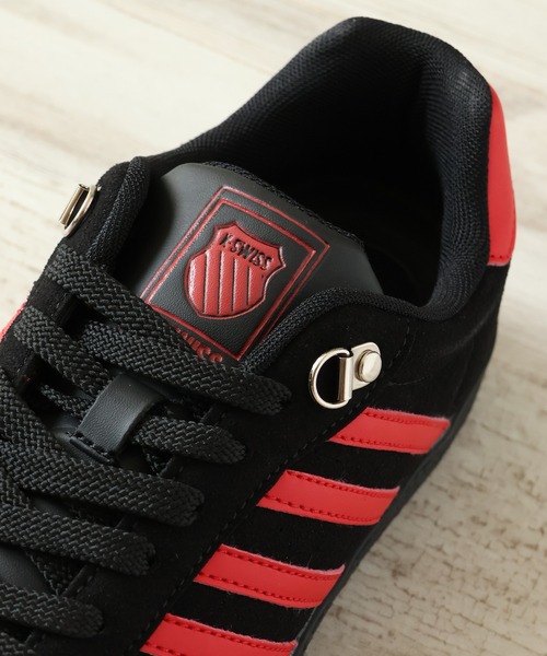 K-SWISS(ケースイス)の「【K-SWISS/ケースイス】シンセティックレザー コートスニーカー(スニーカー・メンズ・ブラック/ホワイト・25.0cm/25.5cm/26.0cm/26.5cm/27.0cm/27.5cm/28.0cm)」の14枚目の写真