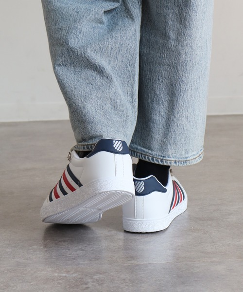 K-SWISS(ケースイス)の「【K-SWISS/ケースイス】シンセティックレザー コートスニーカー(スニーカー・メンズ・ブラック/ホワイト・25.0cm/25.5cm/26.0cm/26.5cm/27.0cm/27.5cm/28.0cm)」の13枚目の写真