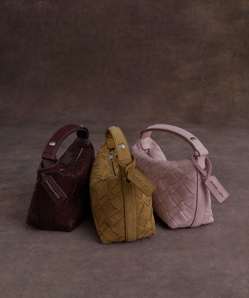 Ivette イヴェット スエードウーブンショルダーバッグ（ショルダー