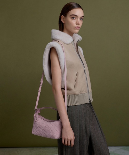 Ivette イヴェット スエードウーブンショルダーバッグ（ショルダー