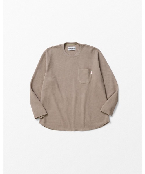 WHIZLIMITED（ウィズリミテッド）の「THERMAL SHIRT（Tシャツ/カットソー・メンズ・ホワイト/ピンク/ベージュ・MEDIUM/LARGE/X-LARGE）」の2枚目の写真