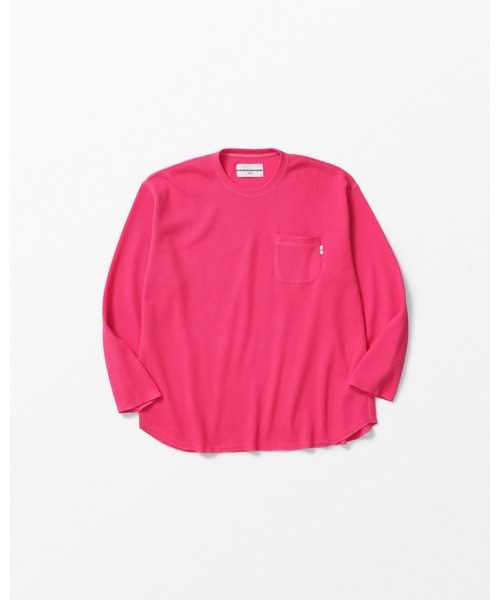 WHIZLIMITED（ウィズリミテッド）の「THERMAL SHIRT（Tシャツ/カットソー・メンズ・ホワイト/ピンク/ベージュ・MEDIUM/LARGE/X-LARGE）」の3枚目の写真