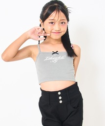 ANAP kids（アナップキッズ）の「リボン クロップド キャミソール【ジュニアお揃い】（キャミソール・キッズ）」