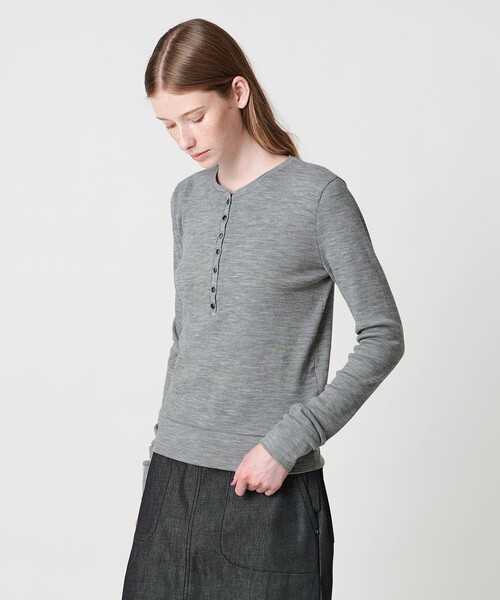 <Steven Alan>リブ プルオーバー Steven Alan＞ショート リブ プルオーバー ニット