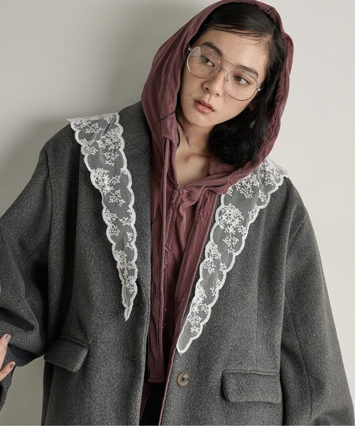 THE YOn（ザヨン）の「レースショール（バンダナ/スカーフ）」 - WEAR