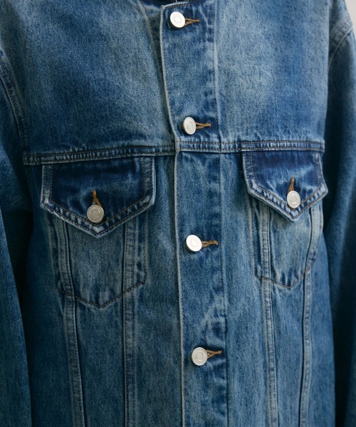 パラスパレス　ノーカラージャケット デニム パラスパレス ノーカラージャケット デニム パラスパレス Pal'las