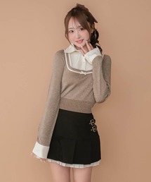 PriCHOU（プリシュ）の「シャツコンビニット / Shirt Combo Knit（ニット/セーター）」