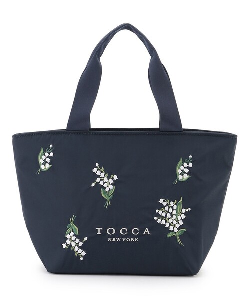 TOCCA(トッカ)の「BOUQUET DE REVE COOLERBAG クーラーバッグ(トートバッグ・レディース・ベージュ系/ネイビー系/ブラック系・F)」の12枚目の写真