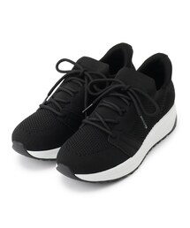 SHOO・LA・RUE | 【片手で履ける】洗えるニットスニーカー(スニーカー)