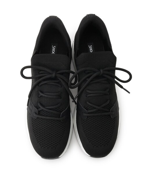 SHOO・LA・RUE（シューラルー）の「【片手で履ける】洗えるニットスニーカー（スニーカー・レディース・ブラック/チャコールグレー/ダークブラウン・45/35）」の8枚目の写真