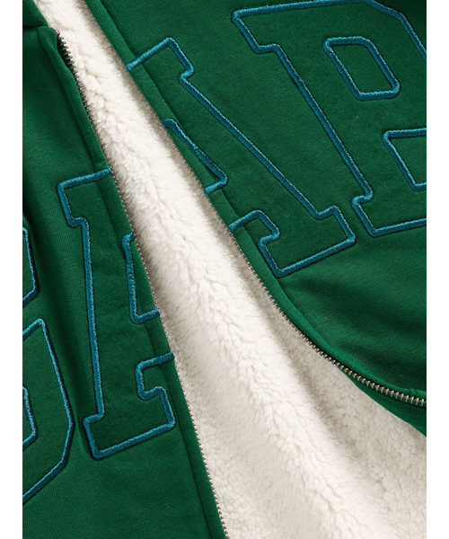 GAP(ギャップ)の「リラックスフィット Gapロゴ 裏ボア ジップアップパーカー(パーカー・レディース・ベージュ/ブラック/グレー/ネイビー・XS/XL/S/M/L/XXS)」の22枚目の写真