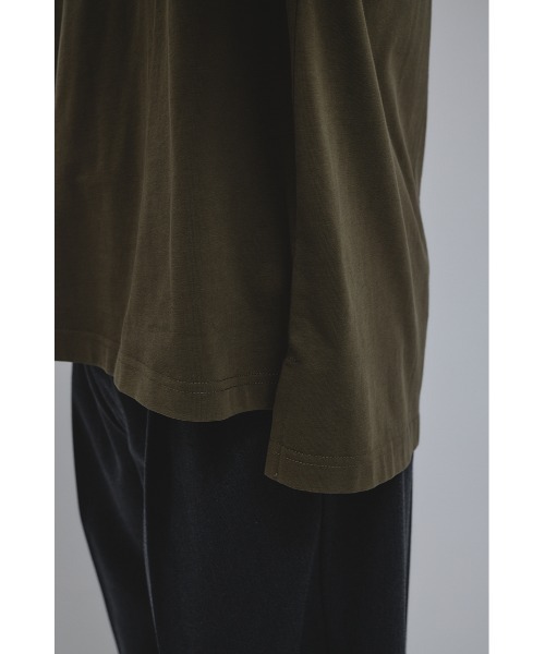 STYLEMIXER（スタイルミキサー）の「レイヤードロングスリーブT（Tシャツ/カットソー・メンズ・ブラック/ライトベージュ/カーキ・MEDIUM/LARGE）」の11枚目の写真