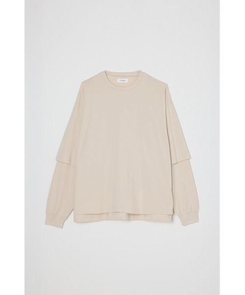 STYLEMIXER（スタイルミキサー）の「レイヤードロングスリーブT（Tシャツ/カットソー・メンズ・ブラック/ライトベージュ/カーキ・MEDIUM/LARGE）」の19枚目の写真