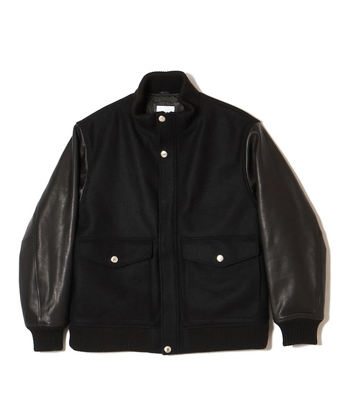 CRIMIE（クライミー）の「A2 MELTON JACKET（ブルゾン・メンズ・ブラック・S/M/L/XL/XXL）」の3枚目の写真