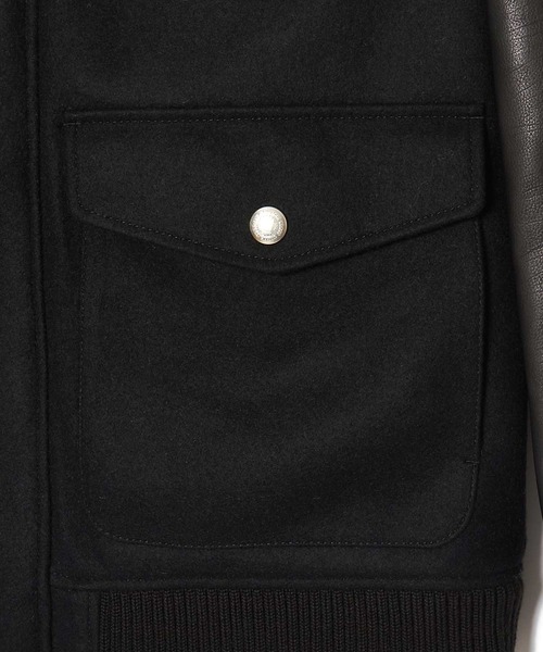 CRIMIE（クライミー）の「A2 MELTON JACKET（ブルゾン・メンズ・ブラック・S/M/L/XL/XXL）」の5枚目の写真