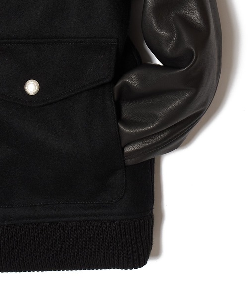 CRIMIE（クライミー）の「A2 MELTON JACKET（ブルゾン・メンズ・ブラック・S/M/L/XL/XXL）」の6枚目の写真