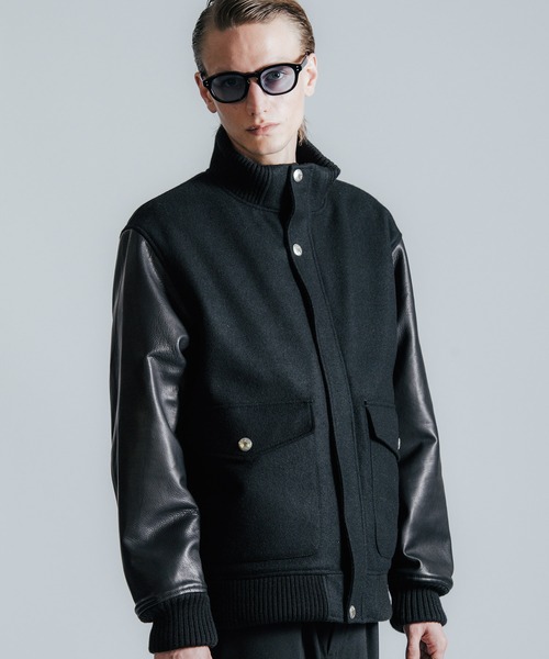 CRIMIE（クライミー）の「A2 MELTON JACKET（ブルゾン・メンズ・ブラック・S/M/L/XL/XXL）」の11枚目の写真