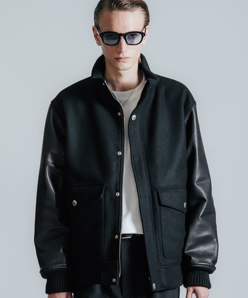 CRIMIE（クライミー）の「A2 MELTON JACKET（ブルゾン・メンズ・ブラック・S/M/L/XL/XXL）」の12枚目の写真