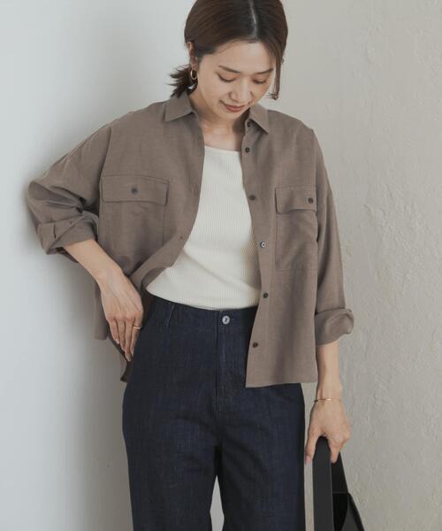 セール】『セットアップ対応』 ワークポケットシャツ（シャツ/ブラウス