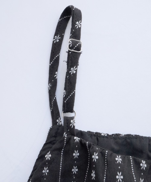 Crisp（クリスプ）の「フラワーストライプバルーンキャミ（キャミソール・レディース・ブラック/アイボリー・FREE）」の18枚目の写真