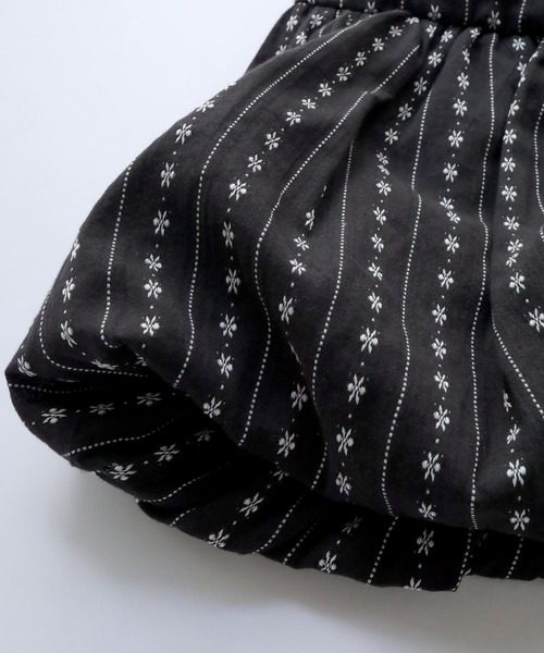 Crisp（クリスプ）の「フラワーストライプバルーンキャミ（キャミソール・レディース・ブラック/アイボリー・FREE）」の19枚目の写真