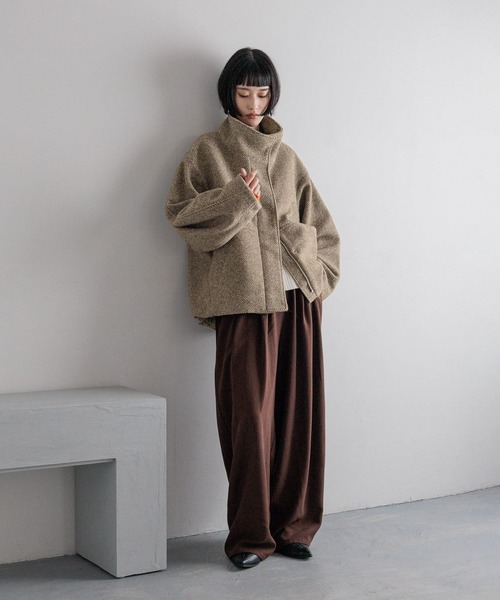 ウーリーテックスタンドブルゾン　ローリーズファーム　新品未使用　今季新作 セール】ウーリーテックスタンドブルゾン 494131（ブルゾン）｜LOWRYS