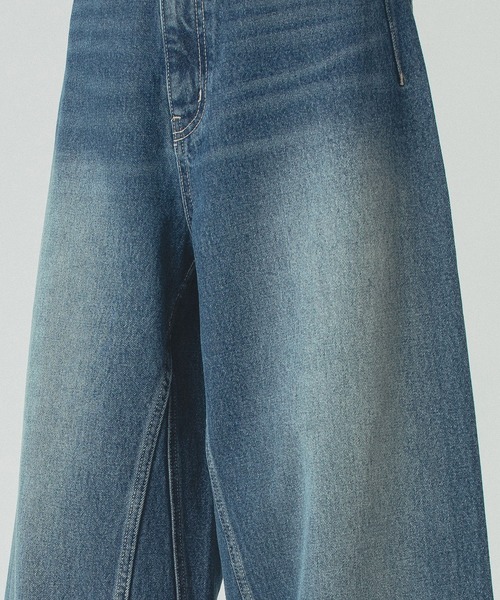 ROSE BUD（ローズバッド）の「DENIM PANTS（デニムパンツ・レディース・バーガンディー/ライトインディゴブルー・S/M）」の20枚目の写真