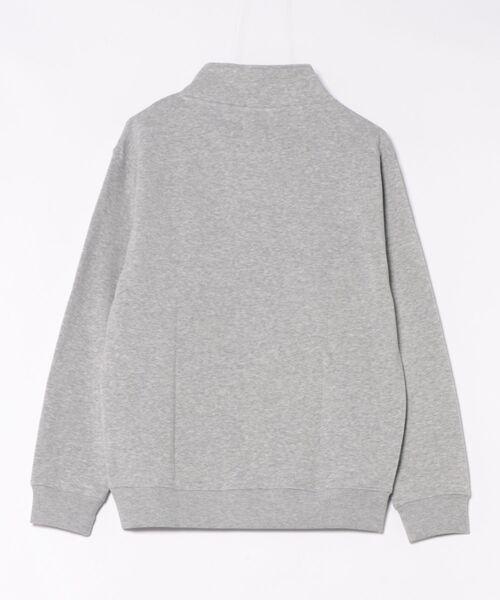 CORISCO（コリスコ）の「裏起毛サガラ刺繍スタンドブルゾン(M1)（ブルゾン・メンズ・杢グレー/オートミール/ネイビー/ブラック・MEDIUM/LARGE/X-LARGE）」の5枚目の写真