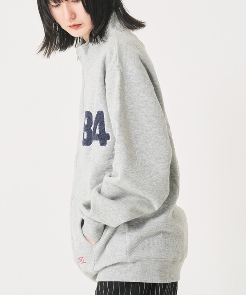 CORISCO（コリスコ）の「裏起毛サガラ刺繍スタンドブルゾン(M1)（ブルゾン・メンズ・杢グレー/オートミール/ネイビー/ブラック・MEDIUM/LARGE/X-LARGE）」の9枚目の写真